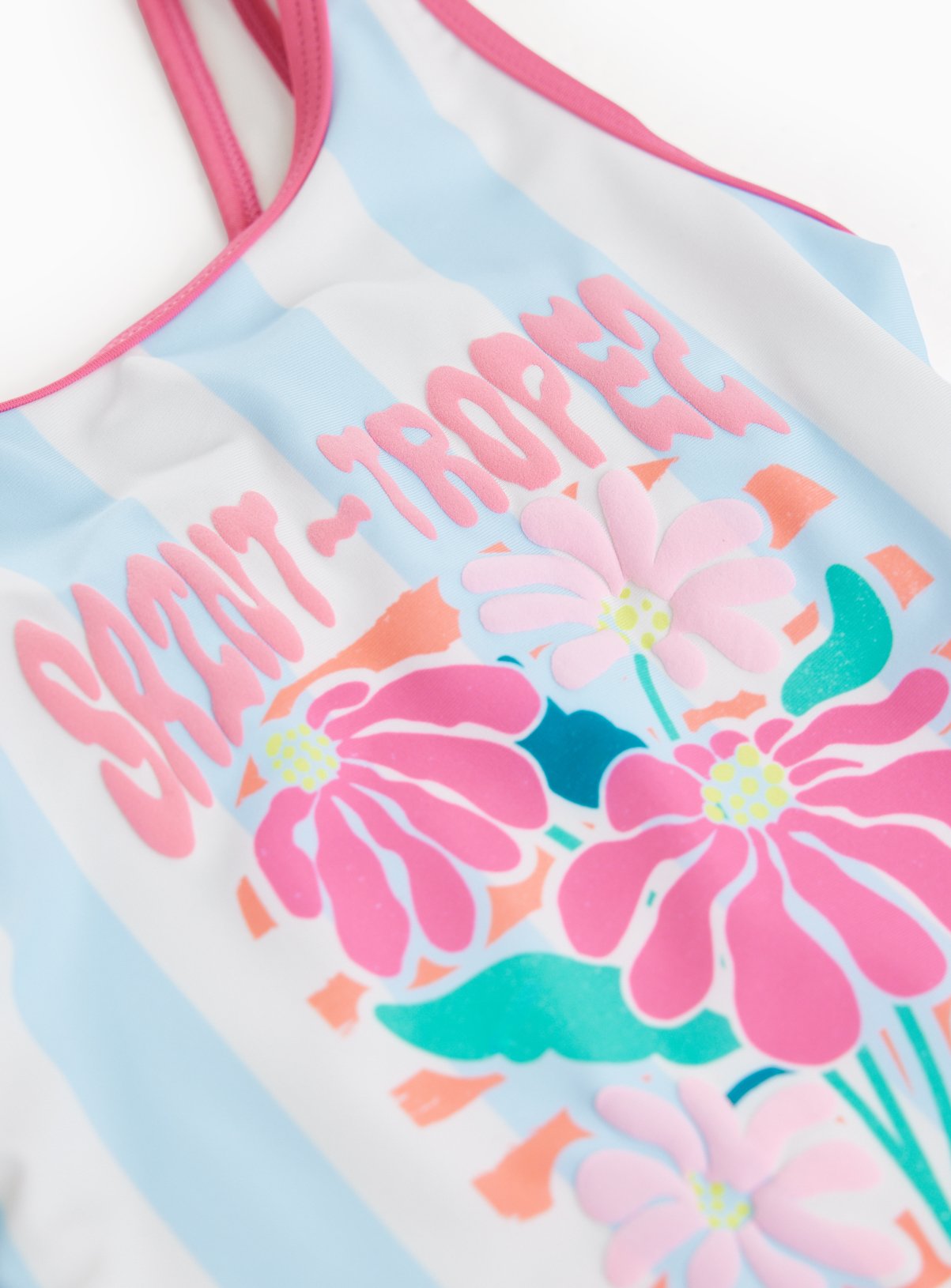 Striped Saint Tropez Print Swimsuit 4-5 Years - Image 2 thumbnail